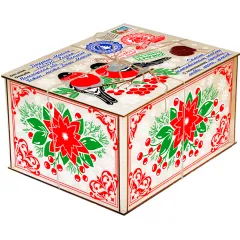 Посылка от Деда Мороза Снегири 1500 грамм элит